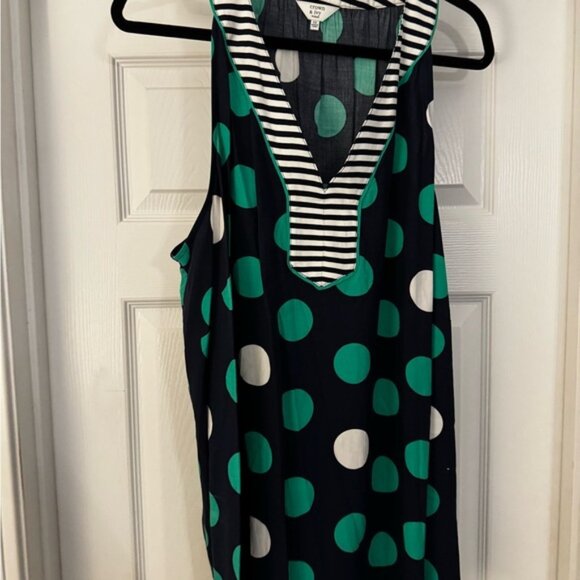 Tops - Top with Green and White Accents